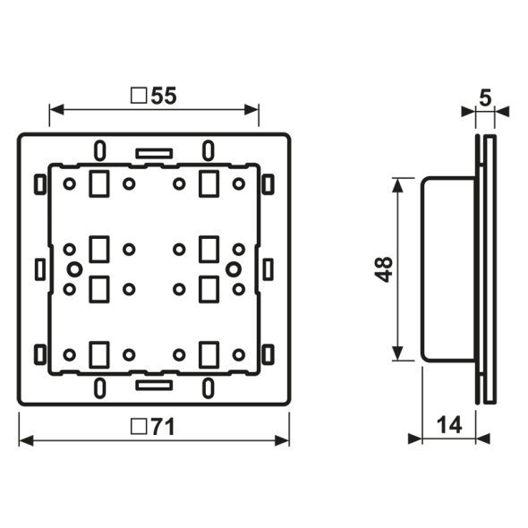 KNX Tastsensor-Modul A 4294 1ST