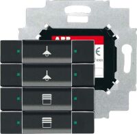 Bedienelement 4-fach 6127/01-81-500