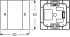 Bedienelement 1/2-fach 6125/02-81-500