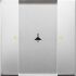 Bedienelement 1/2-fach 6125/02-866-500