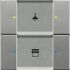 Bedienelement 2/4-fach 6126/02-803-500