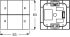 Bedienelement 2/4-fach 6126/02-866-500
