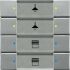 Bedienelement 4/8-fach 6127/02-803-500