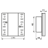 KNX Tastsensor-Modul 1f LS 52911 ST