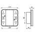KNX Tastsensor-Modul 3f CD 52931 ST