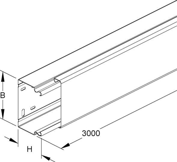 LS-Rechteckkanal LLK 60.100/3 E3