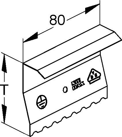 Stoßstellenverbinder GSTEO 170A78T60