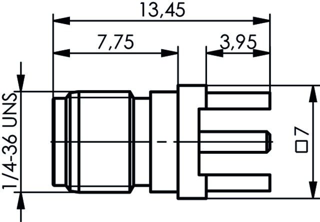 SMA-Buchse für LTP 50Ohm 100024719