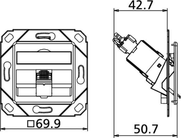 Anschlussdose C6Amodul Upk 130B11D11102-E