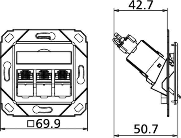 Anschlussdose C6Amodul Upk 130B11D31102-E