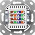 Datendose 2f. Kat.6 DN-9006-N