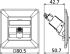 Anschlussdose C6Amodul UP 130B11D11002-E