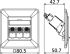 Anschlussdose C6Amodul UP 130B11D31002-E