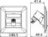 Anschlussdose C6Amodul UP 130B12D11002-E