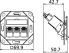 Anschlussdose C6Amodul Upk 130B11D31102-E