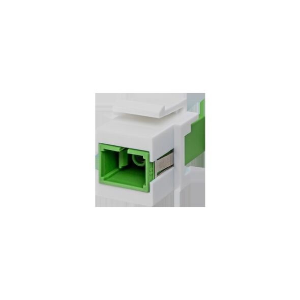 Glasfaser Keystone-Modul SC OS2 GN