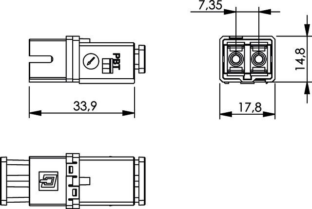 STX SC-RJ/2SC Kupplung 100021200