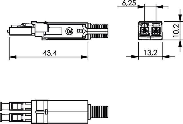 STX LC-D Steckereinsatz 100021187