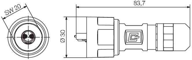 LWL LC Set Singlemode IE-PS-V01M-2LC-SM