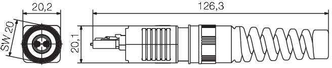 LWL LC Set Singlemode IE-PS-V04P-2LC-SM-BP