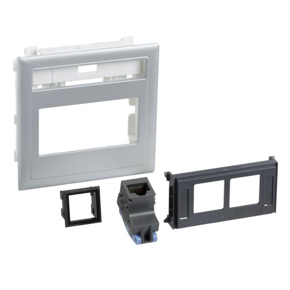 Anschlusssatz flach Alu. 5974207