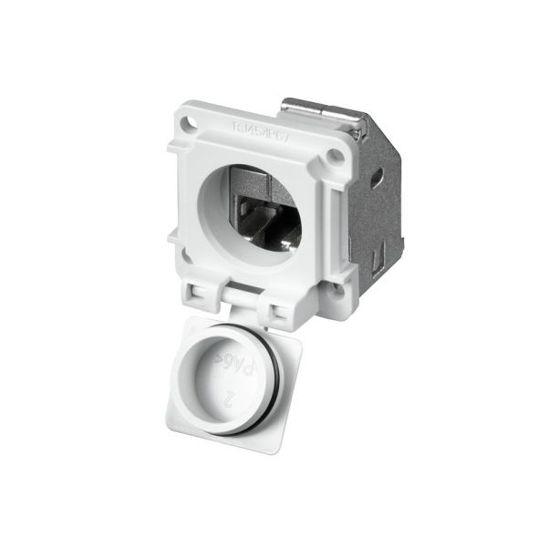 Einbauflansch IE-XM-RJ45/RJ45-IP67
