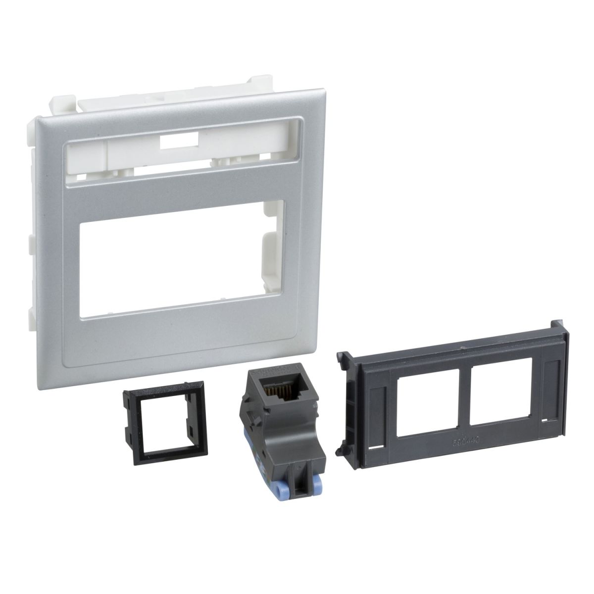 Anschlusssatz flach Alu. 5974207