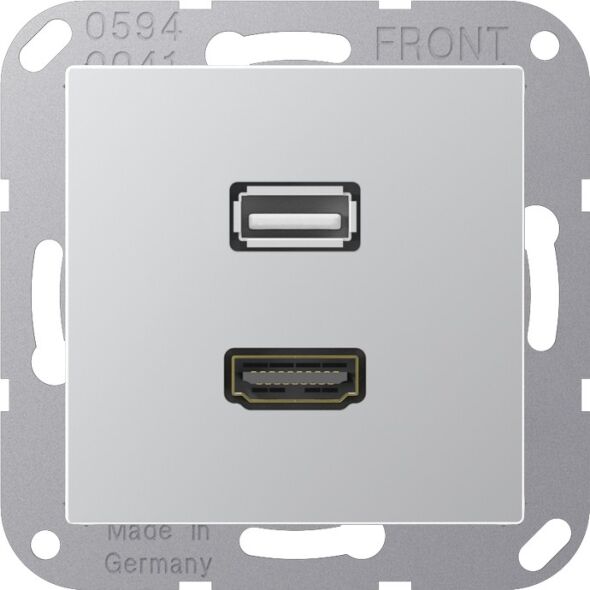 Multimedia-Anschluss alu MA A 1163 AL
