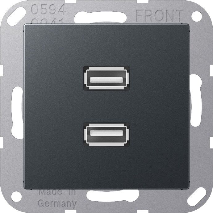 Multimediadose 2 x USB MA A 1153 ANM