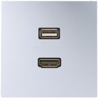Multimedia-Anschluss alu MA AL 1163