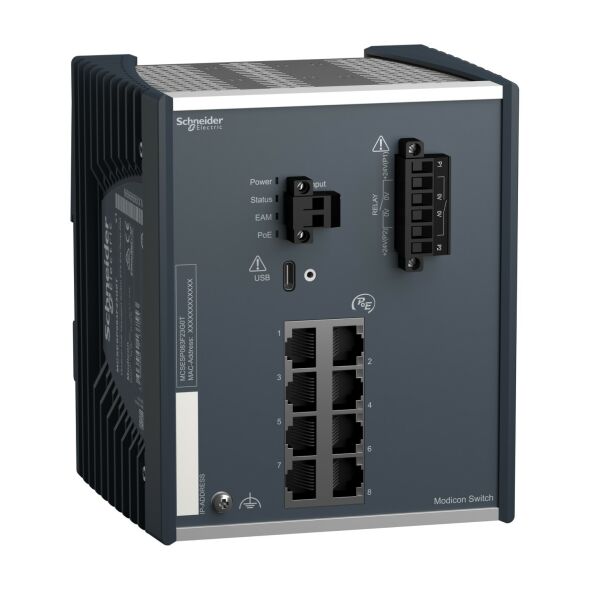 Modicon PoE Managed Switch MCSESP083F23G0T