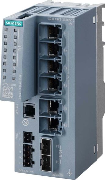 SCALANCE XC206-2G PoE 6GK5206-2RS00-5AC2