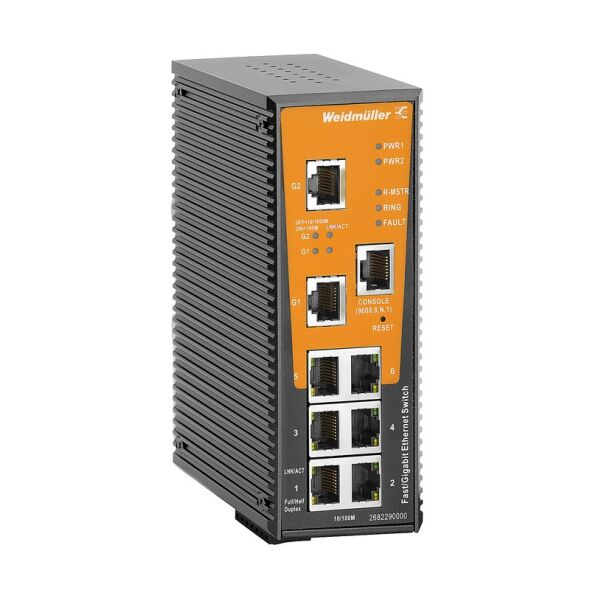 Schalter managed Fast/ IE-SW-AL08M-6TX-2GT