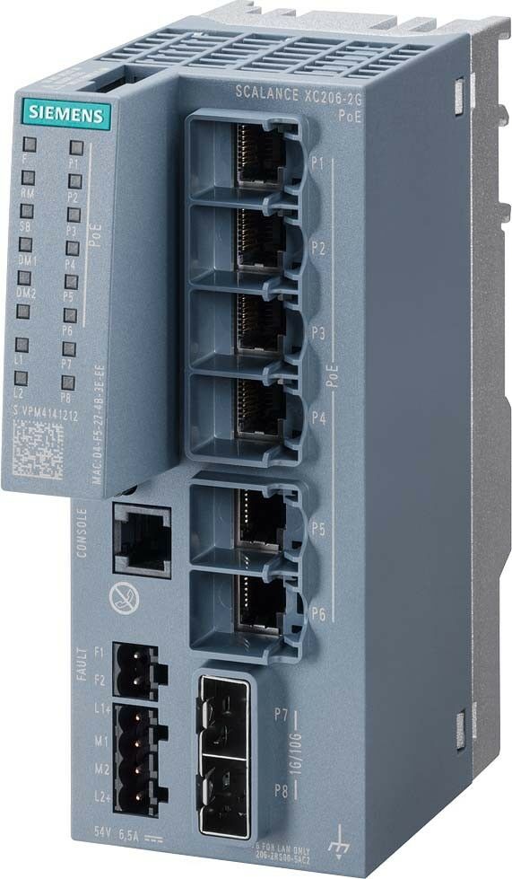 SCALANCE XC206-2G PoE 6GK5206-2RS00-5AC2