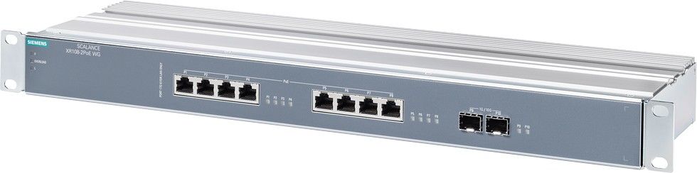 SCALANCE XR108-2PoE WG 6GK5108-2QS00-3AR3