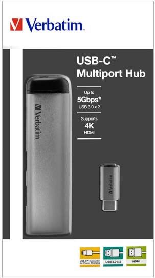 USB 3.1-C Hub VERBATIM 49140