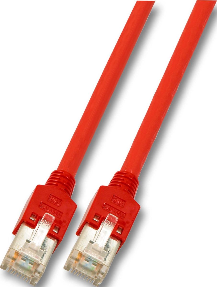 Crossoverkabel Cat. 5e rot K2793.1,5