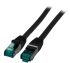 Patchkabel Cat.6A S/FTP EC6000A 0.25m sw