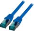 Patchkabel Cat.6A S/FTP EC6000A 1m bl