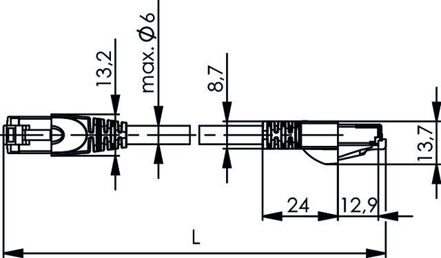 Patchkabel S/FTP 6A 100008297