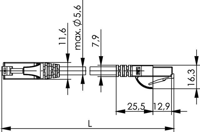 Patchkabel U/UTP C.6 15,0m 100009280
