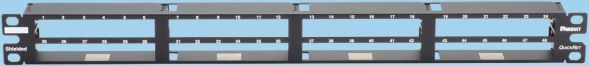 Verteilerfeld 48-Port 1 HE QSP48HDBL