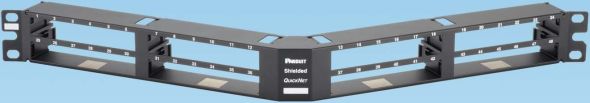Verteilerfeld 48-Port 1HE QASP48HDBL