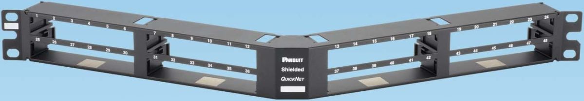 Verteilerfeld 48-Port 1HE QASP48HDBL