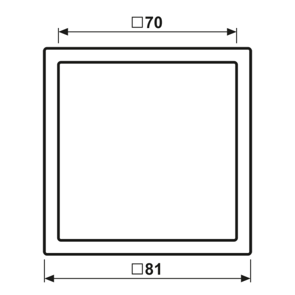 Rahmen 1-fach LC Z981 BF 240