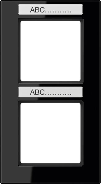 Rahmen 2-f Schriftf. senkr AC 582 BFNA SW