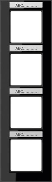 Rahmen 4-f Schriftf. senkr AC 584 BFNA SW