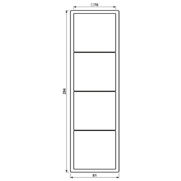 Rahmen 4-fach LC 984 213