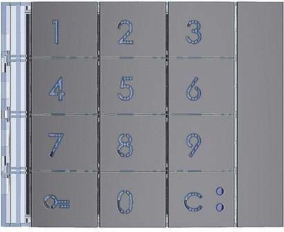 Frontblende Zehnertastatur 353003
