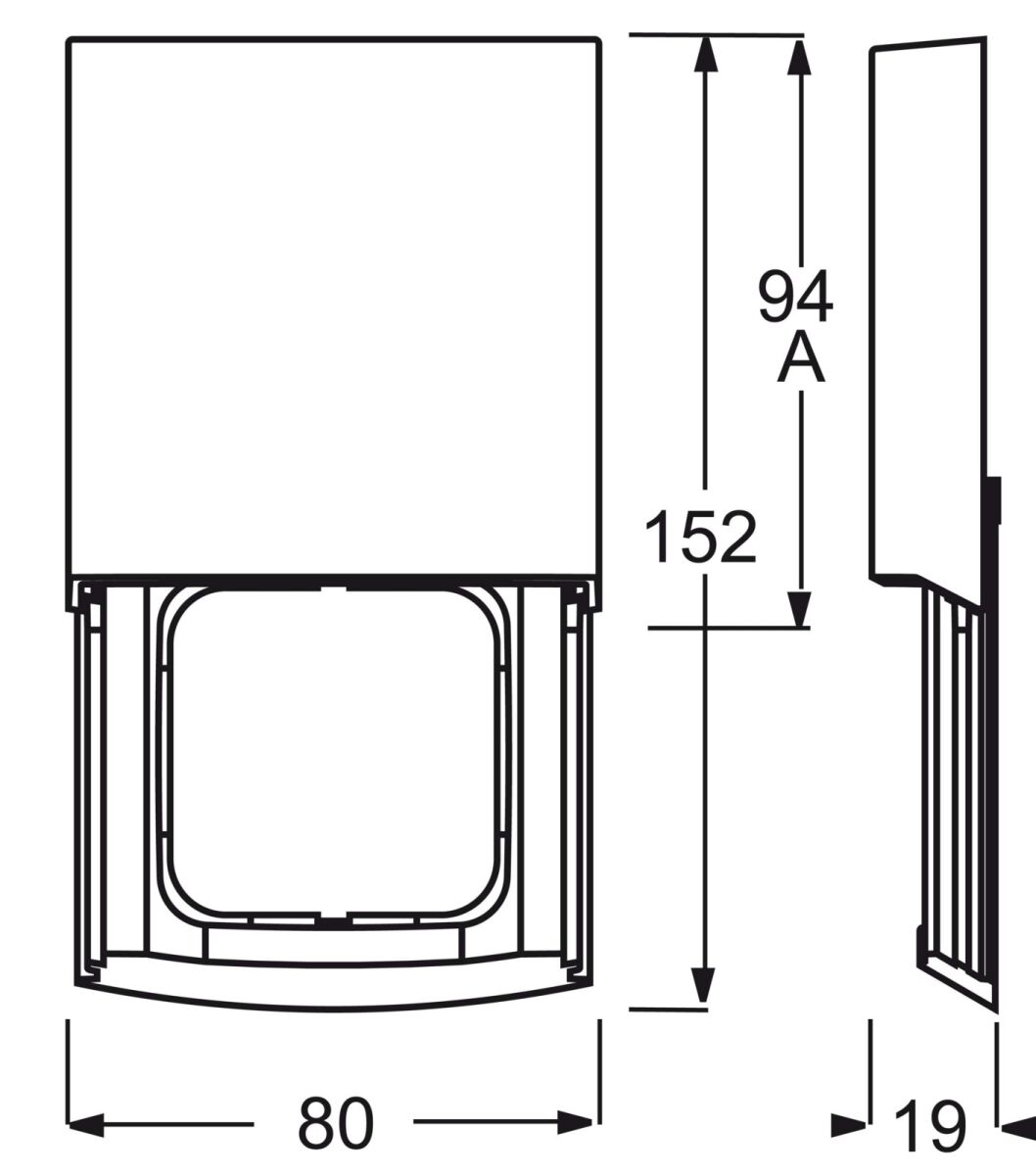 Rahmen 1-fach 1746 ZRKT-20